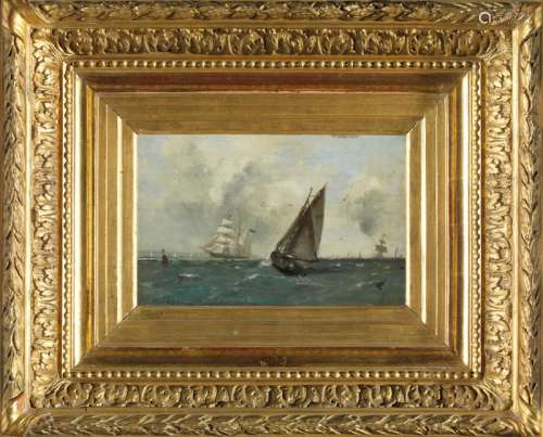 Charles Emmanuel GALLARD LEPINAY (1842 - 1885) Barque sous v...