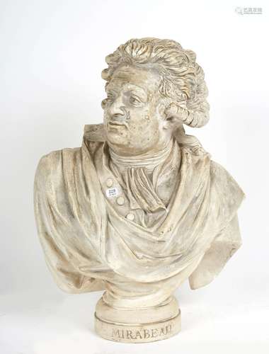 D’après Charles André Deseine. Sculpture en plâtre d’une gra...