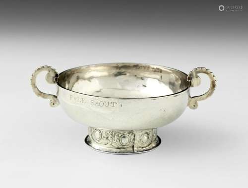 Coupe de mariage en argent. Morlaix 1753. Maître.Orfèvre : D...