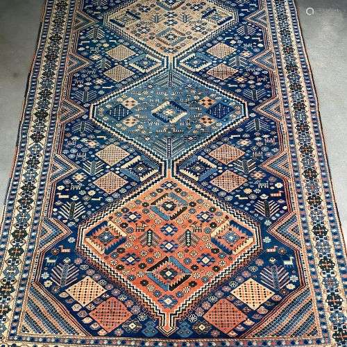 Grand tapis kars en laine, Anatolie centrale, Turquie, vers ...