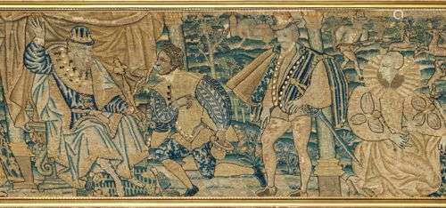 Panneau de tapisserie au petit point , Audenarde, Flandres, ...