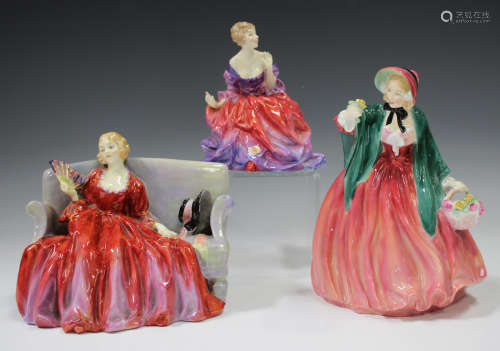Three Royal Doulton figures, comprising Lady Fayre, HN1265, ...