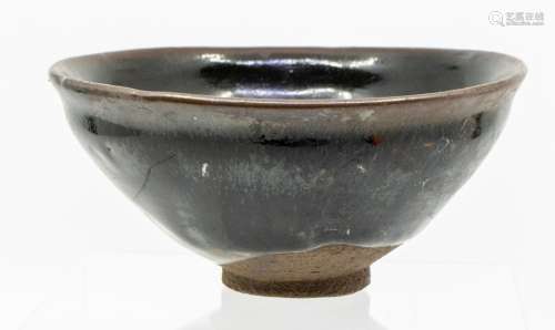 A Chinese Jian black ‘hares fur’ bowl, the steep rounded sid...