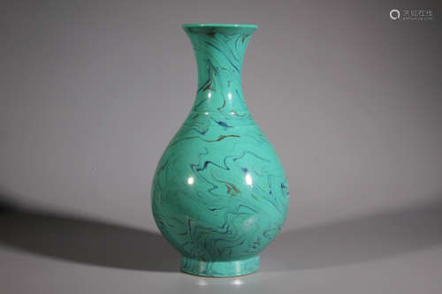 A Turqoise Glazed Porcelian Vase