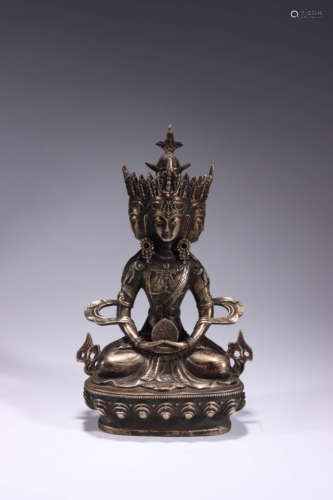 A Bronze Buddha Figure Statue