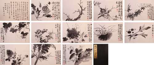 A Chinese Flower Painting Album