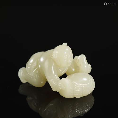 QING DYNASTY,HETIAN JADE 