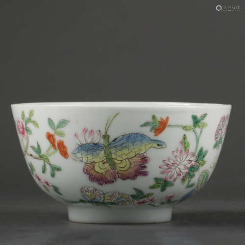 FAMILLE-ROSE BOWL,QING DYNASTY