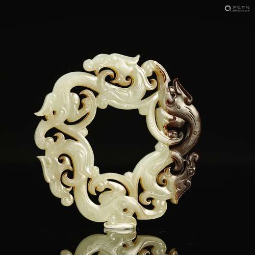 ANCIENT CHINESE,HETIAN JADE PENDANT