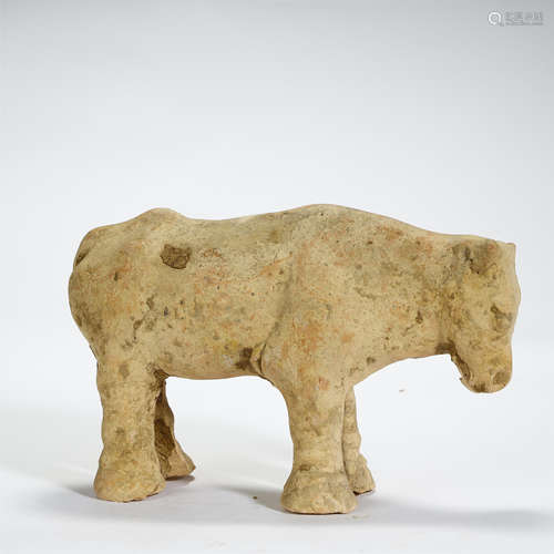 TANG DYNASTY,POTTERY OX