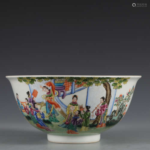 FAMILLE-ROSE BOWL,QING DYNASTY