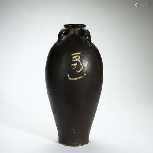 SONG DYNASTY,CIZHOU-KILN VASE,MEIPING