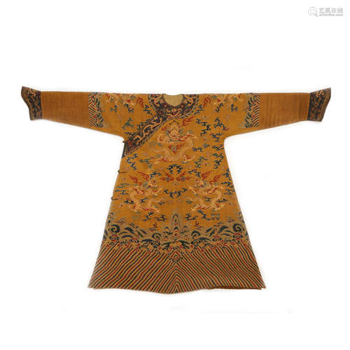 CHINESE KESI NINE-DRAGON ROBE