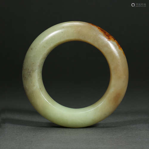 A PAIR OF CHINESE JADE BRACELETS, HONGSHAN CULTURE