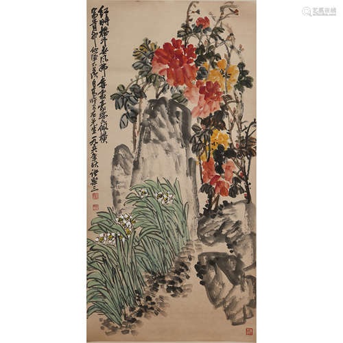 CHINESE PAINTING AND CALLIGRAPHY BY QI BAISHI