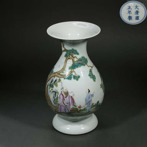 CHINESE VASE, QING DYNASTY