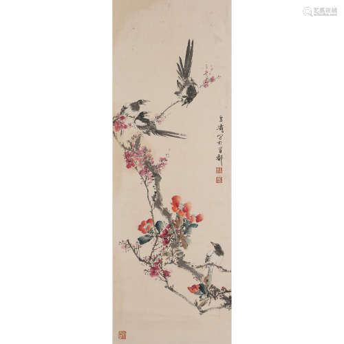 CHINESE PAINTING AND CALLIGRAPHY BY WANG XUETAO