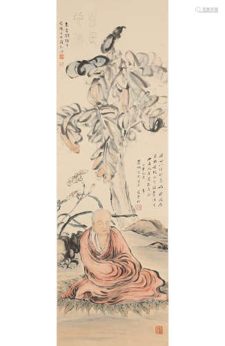 CHINESE PAINTING AND CALLIGRAPHY BY SU MANSHU