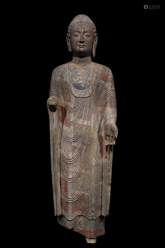 QINGZHOU BUDDHA STATUE, NORTHERN QI DYNASTY