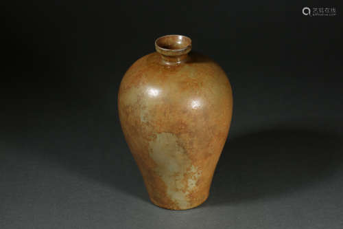 RU WARE PLUM BOTTLE, SONG DYNASTY, CHINA