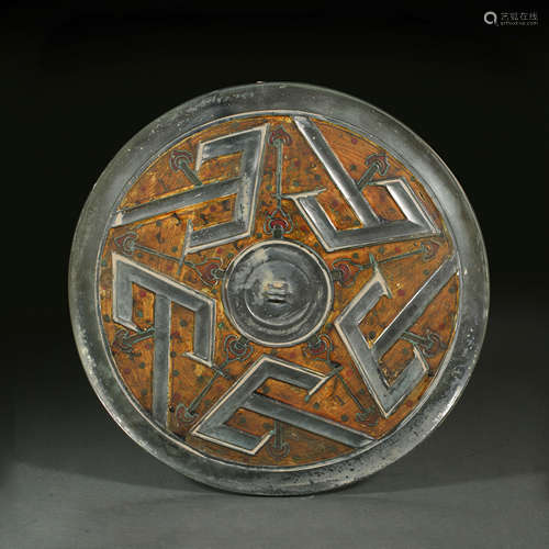 CHINESE BRONZE MIRROR, WARRING STATES PERIOD