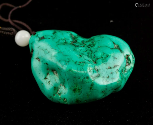 Chinese Turquoise Stone Toggle