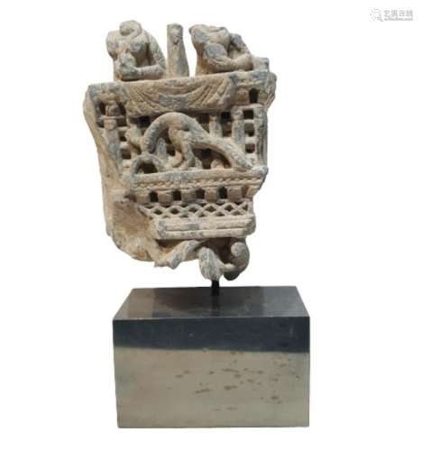 2nd Century Reticulated Gandhara Stone Fragment