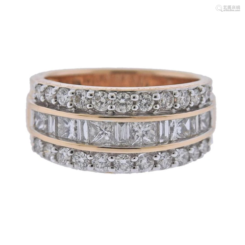 Kallati 18k Gold Diamond Band Ring