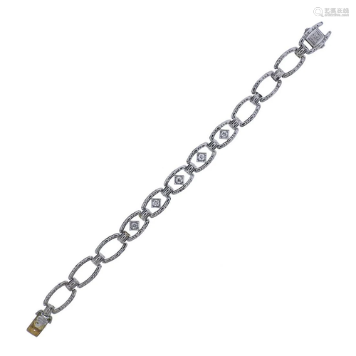 TIffany & Co Art Deco Platinum Diamond Bracelet