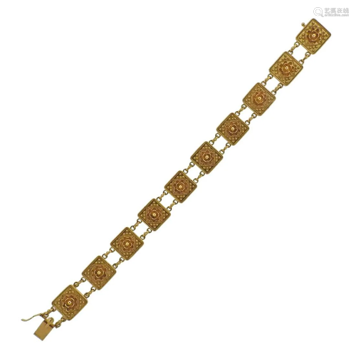 Castellani 15k Gold Bracelet