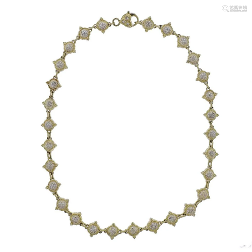 18k Gold Diamond Necklace