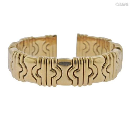 Bvlgari Bulgari Parentesi 18k Gold Cuff Bracelet