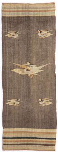 A CHINESE WOOLLEN BLANKET, QING DYNASTY (1644-1911)