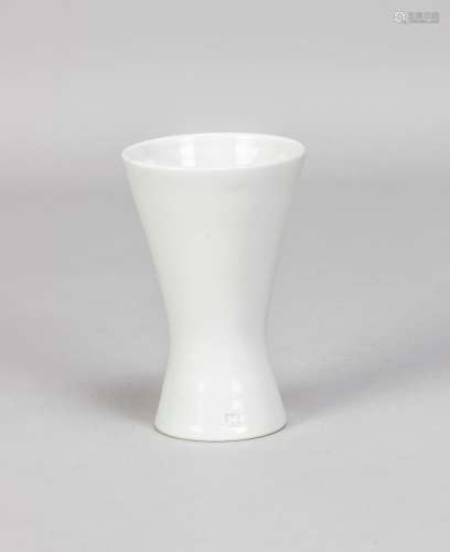 EDWARD HUGHES (1953-2006); a waisted porcelain cup covered i...