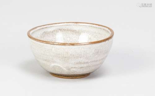 STEPHANIE KALAN (1909-1978); a small stoneware bowl covered ...