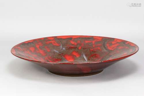 GEOFFREY EASTOP (1921-2014); an earthenware charger with vib...