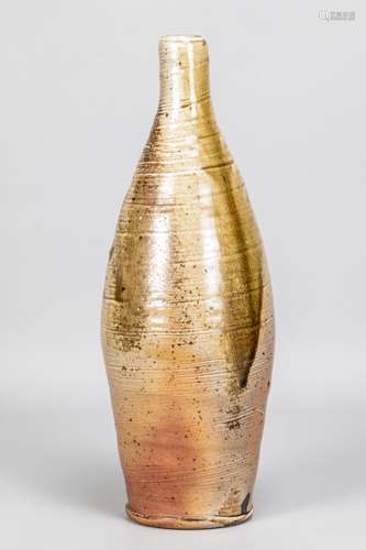 PATRICK SARGENT (1956-1998); a tall stoneware bottle covered...