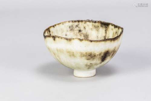 MARY ROGERS (born 1929); a porcelain footed bowl covered in ...