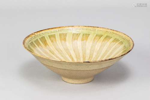 GEOFFREY EASTOP (1921-2014); a stoneware bowl partially cove...