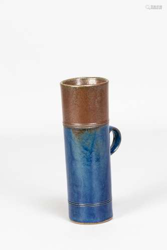 ROBIN WELCH (1936-2019); a tall stoneware tankard covered in...