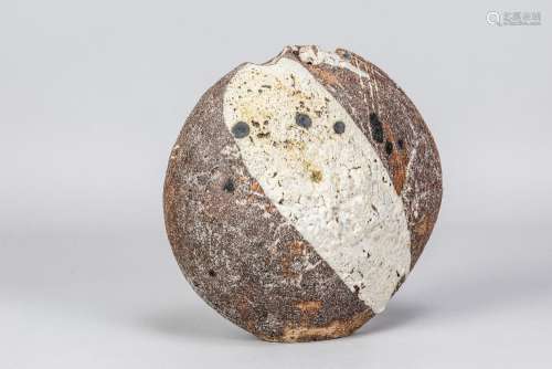 ROBERT FOURNIER (1915-2008); a stoneware pebble form, impres...