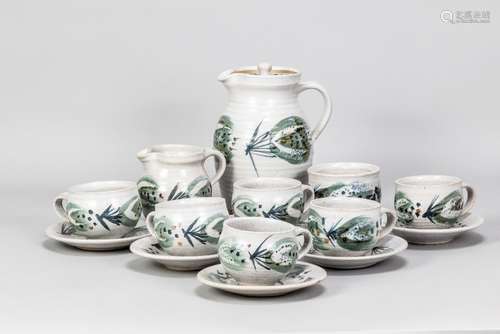 MARIANNE DE TREY (1913-2016); a stoneware coffee set with 'P...