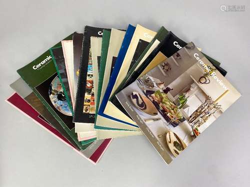 Ceramic Review magazines for 1980s/90s comprising a complete...