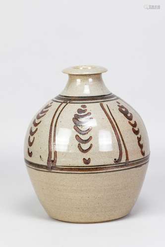 RAY FINCH (1914-2012) for Winchcombe Pottery; a bulbous ston...