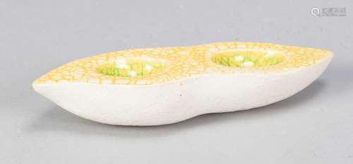 KATE MALONE (born 1959); a stoneware seed pod form, made cir...