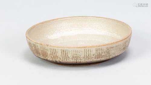 EILEEN LEWENSTEIN (1925-2005); a small stoneware dish with s...