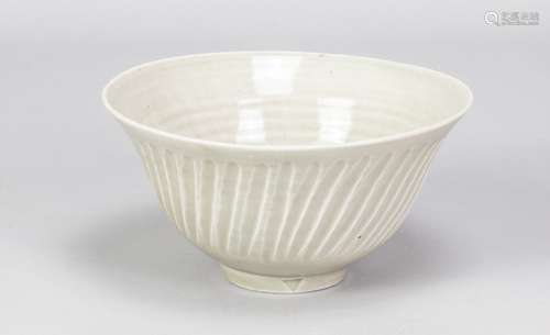 MARIANNE DE TREY (1913-2016); a fluted porcelain bowl covere...