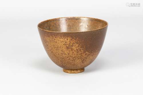 WAISTEL COOPER (1921-2003); an early stoneware footed bowl c...