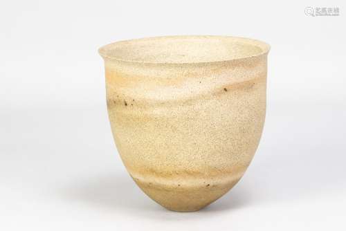 JENNIFER LEE (born 1956); a deep stoneware vessel with haloe...