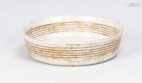 GERTRUD VASEGAARD (1913-2007); a stoneware straight sided bo...